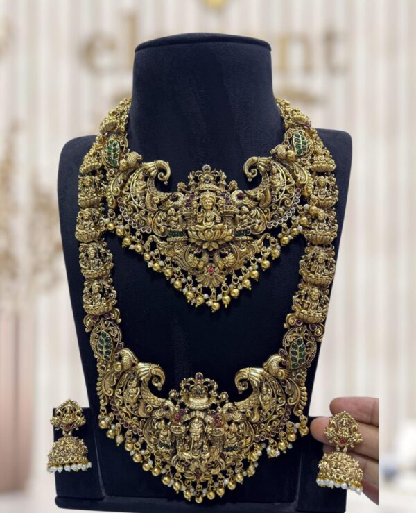 ANTIQUE TEMPLE JEWELLERY SET