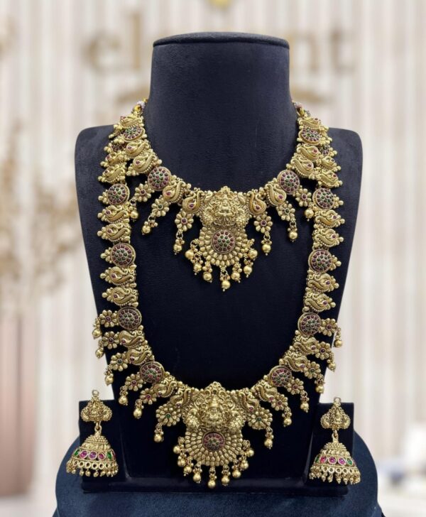 ANTIQUE TEMPLE JEWELLERY SET